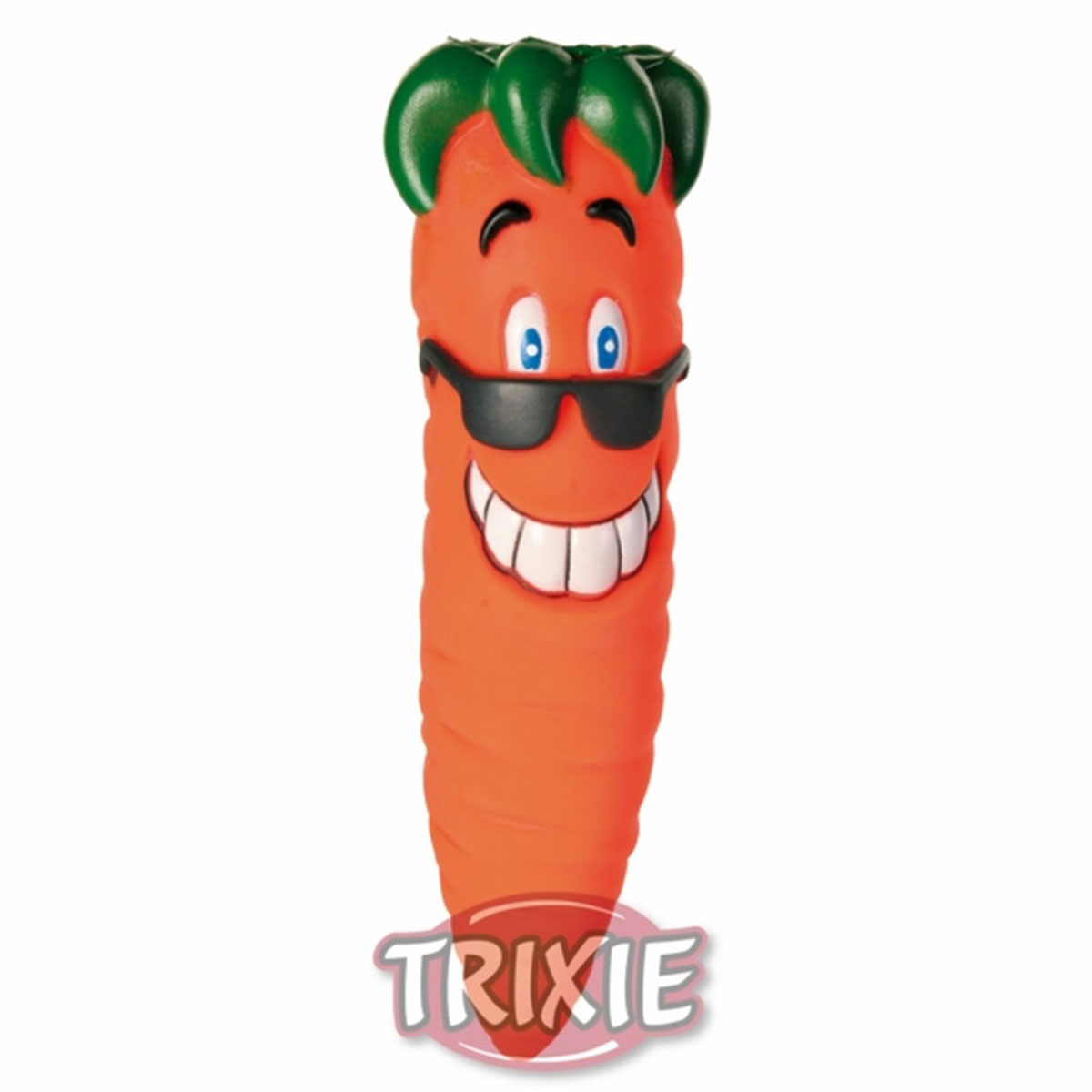 Trixie  Vinyl Snack-Toy Karotte mit Squeaker 20 cm