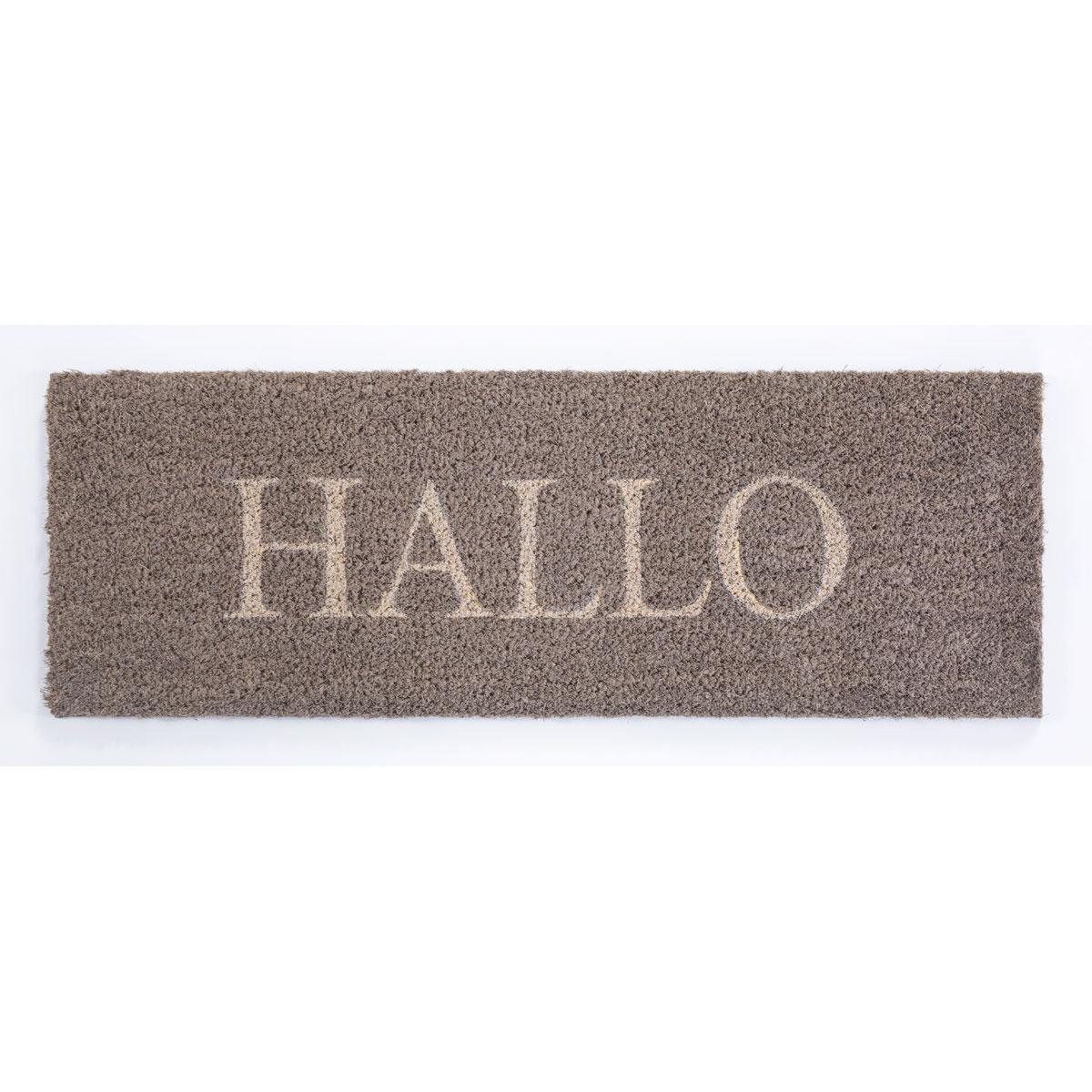 Kokosmatte Hallo 26 x 75 cm schlamm