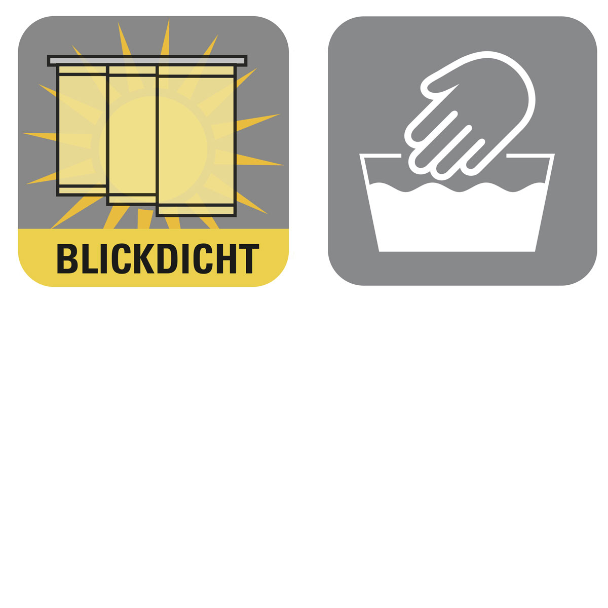 Gardinia Flächenvorhang Curling 245 x 60 cm weiß/ grau Bild 5