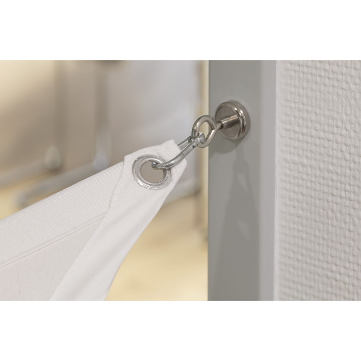 Suki Topfmagnet Neodym mit Öse Ø 25 x 42 mm, Gewindebuchse M5, silber Bild 5