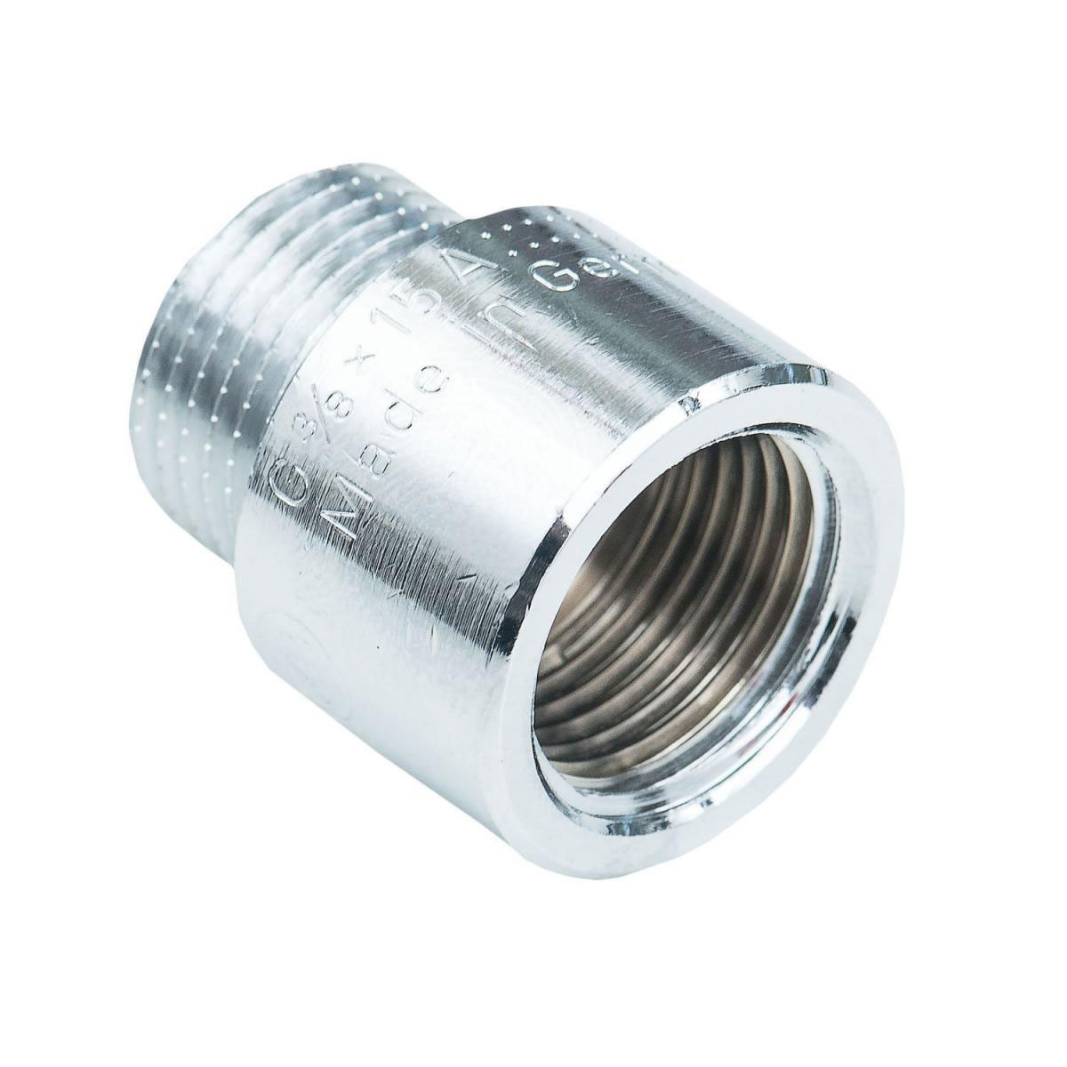 Hahnverlängerung 3/8" x 15 mm chrom