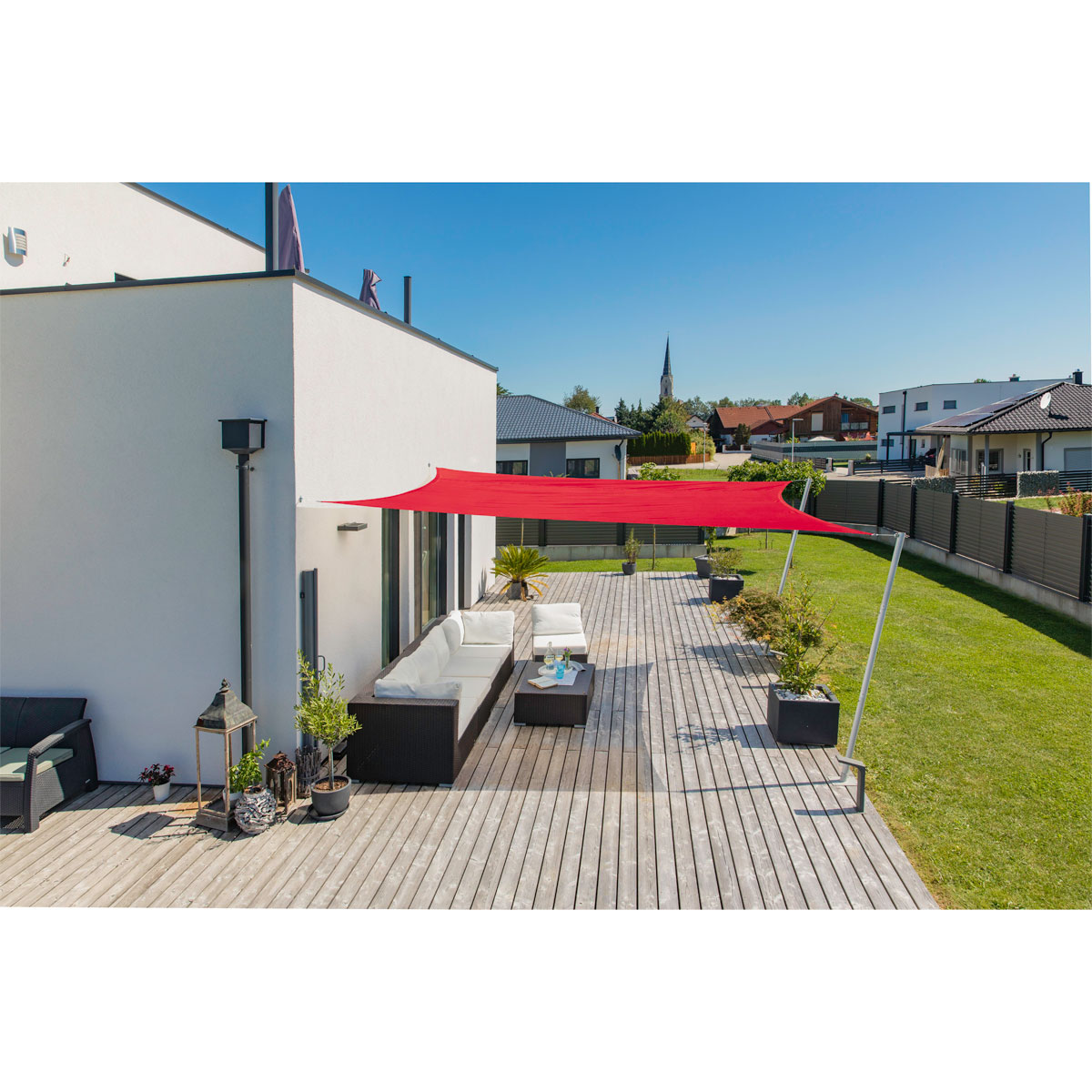 Rechteck-Segel Cannes 2 x 3 m brick Bild 3