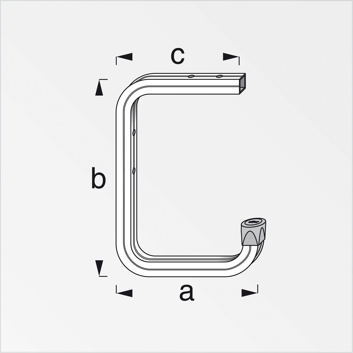 MyTool Wand- und Deckenhaken 150 x 225 cm blank Bild 2