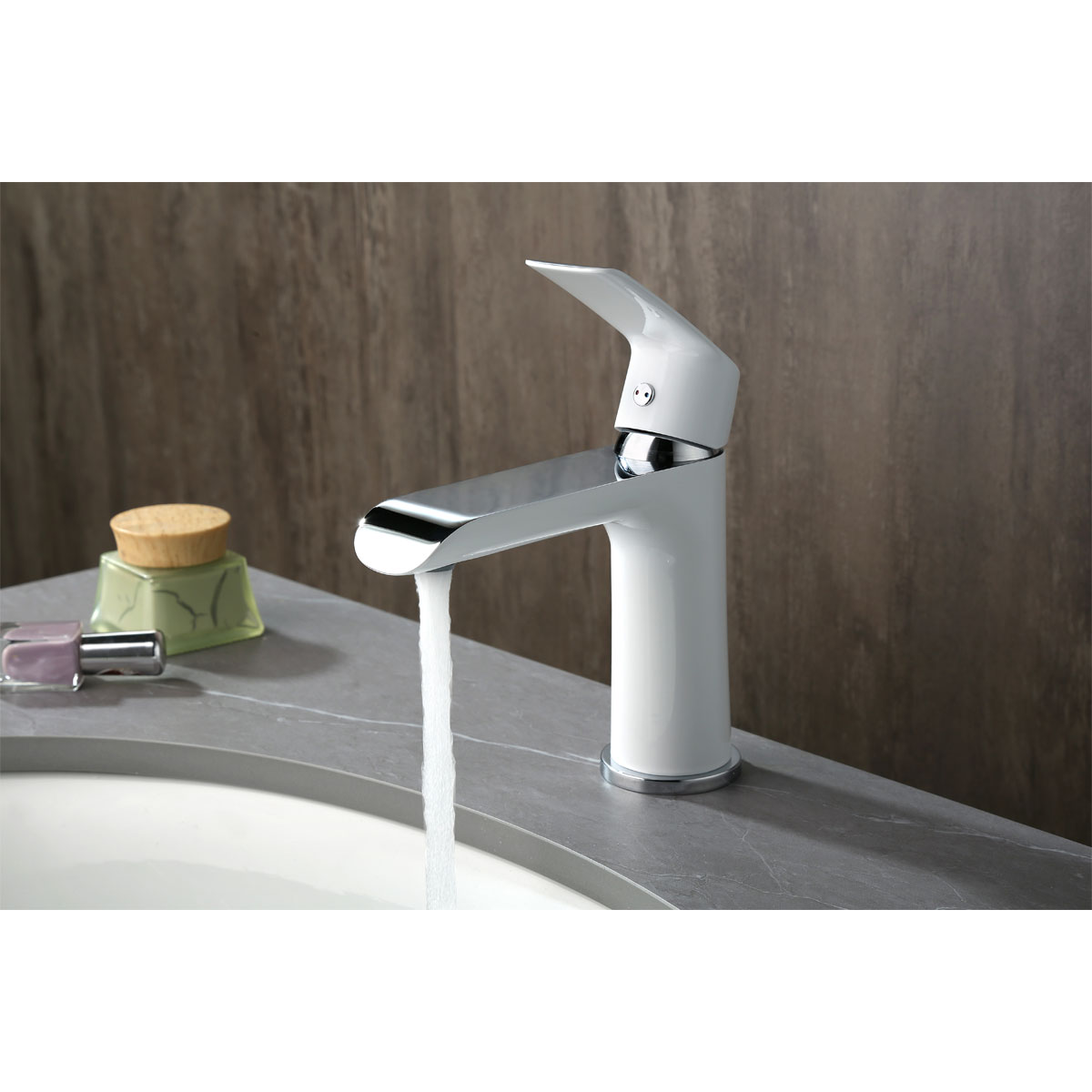 Valblue Waschtischarmatur Nantes weiß Bild 3
