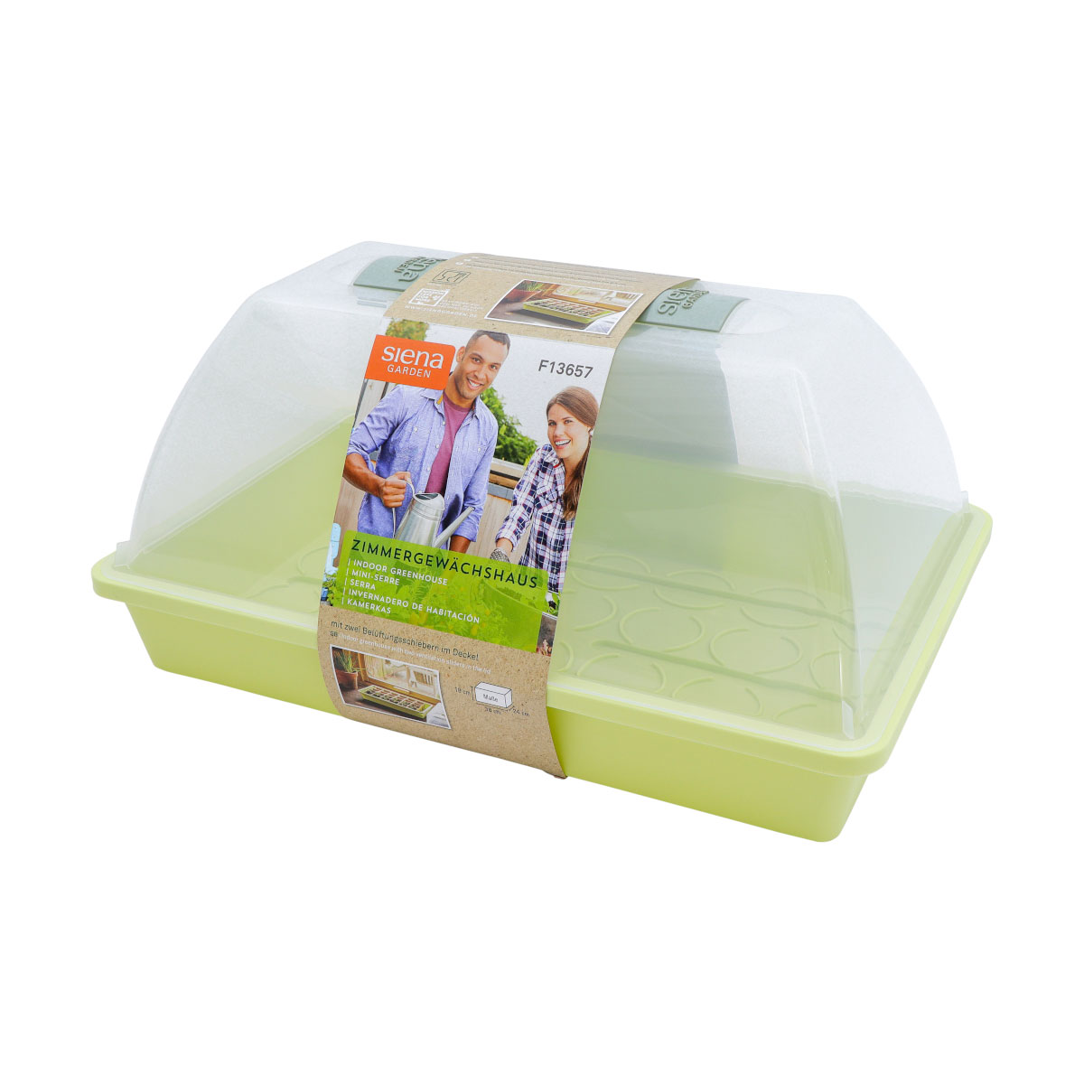 Siena Garden  Zimmer-Gewächshaus Uni-Grow 38 x 24 x 18 cm