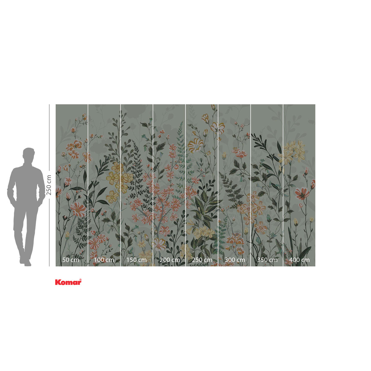 Komar  Vlies Fototapete Hay Meadow 400x250 cm Bild 3