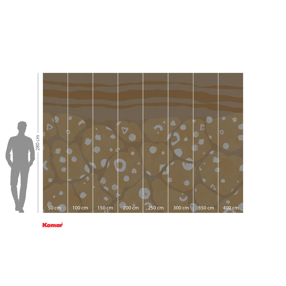 Komar  Vlies Fototapete Subsoil 400x280 cm Bild 3