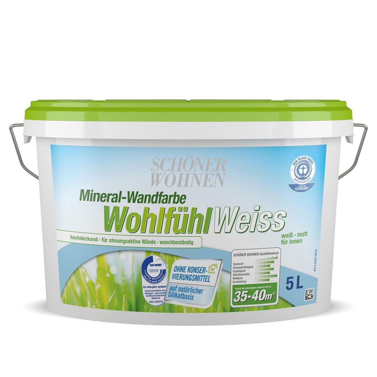 Schöner Wohnen Farbe Wohlfühlweiß 5 L