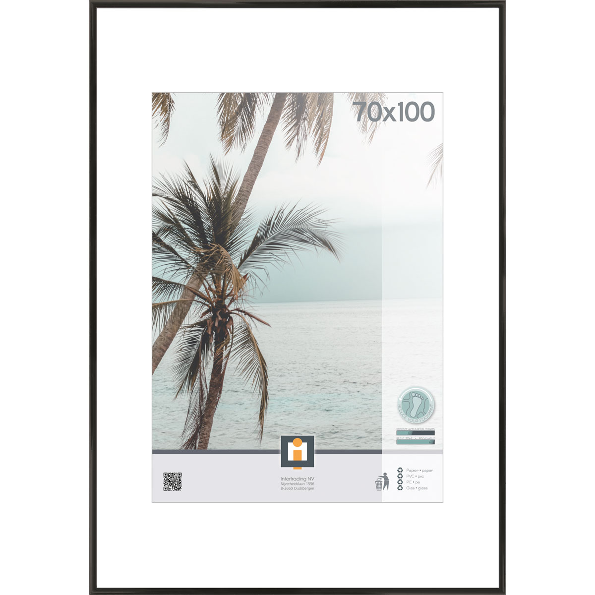 Bilderrahmen Kyoto 70x100 cm schwarz