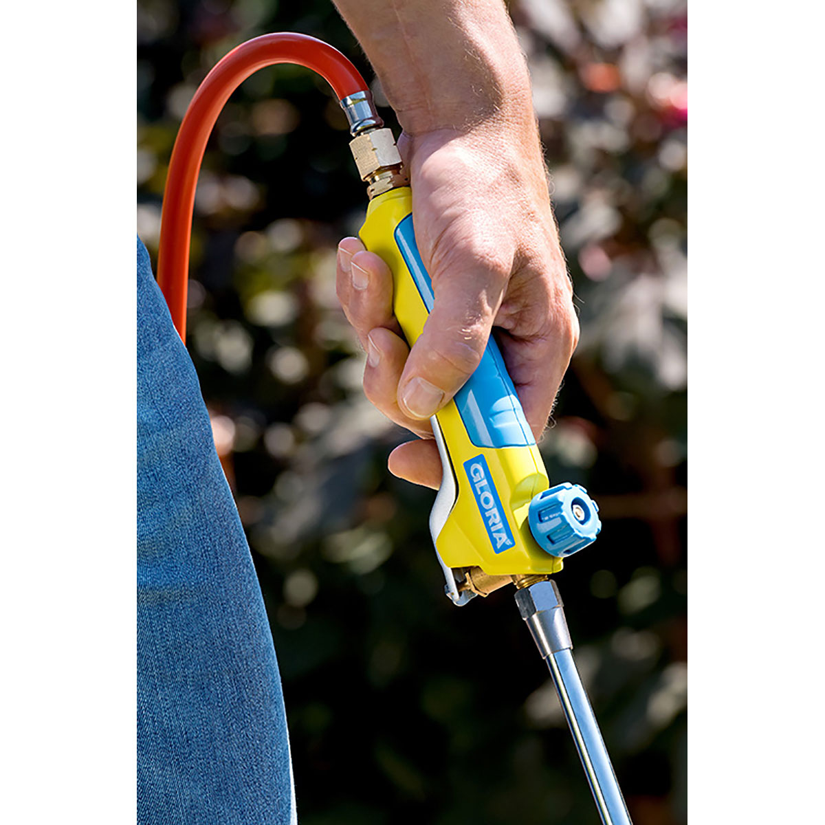 Gloria Unkrautbrenner Thermoflamm bio Professional PLUS SET zum Anschluss an Druckgasflasche für große Flächen inkl Durckminderer Bild 4