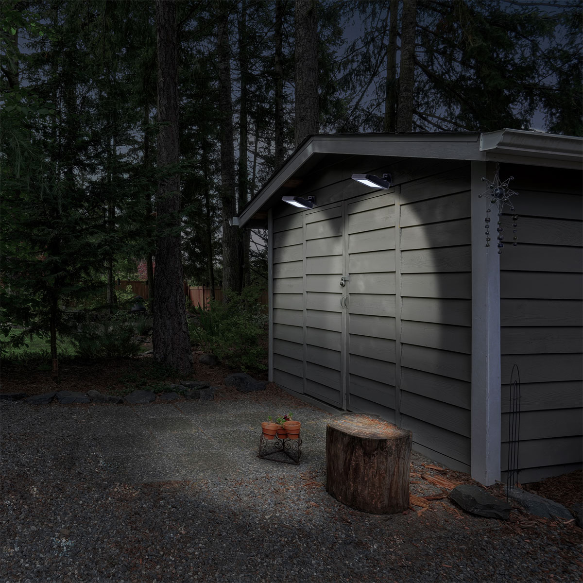 näve  LED-Solar-Außenwandleuchte Pepe 2er Set Bild 9