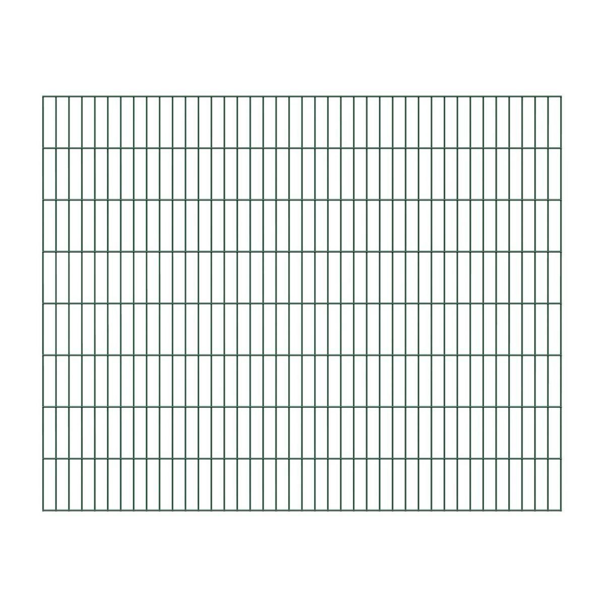 GAH Alberts Doppelstabmatte 6/5/6 verzinkt grün 200 x 160 cm Höhe 160 cm