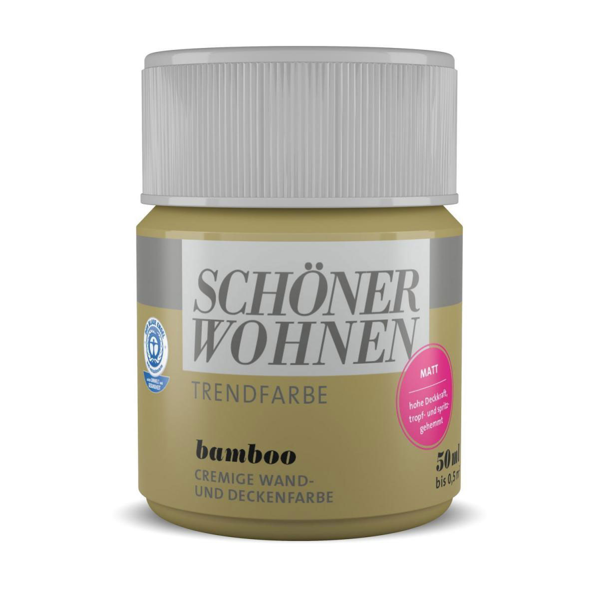 Schöner Wohnen Farbe Tester Trendfarbe matt 50 ml Bamboo
