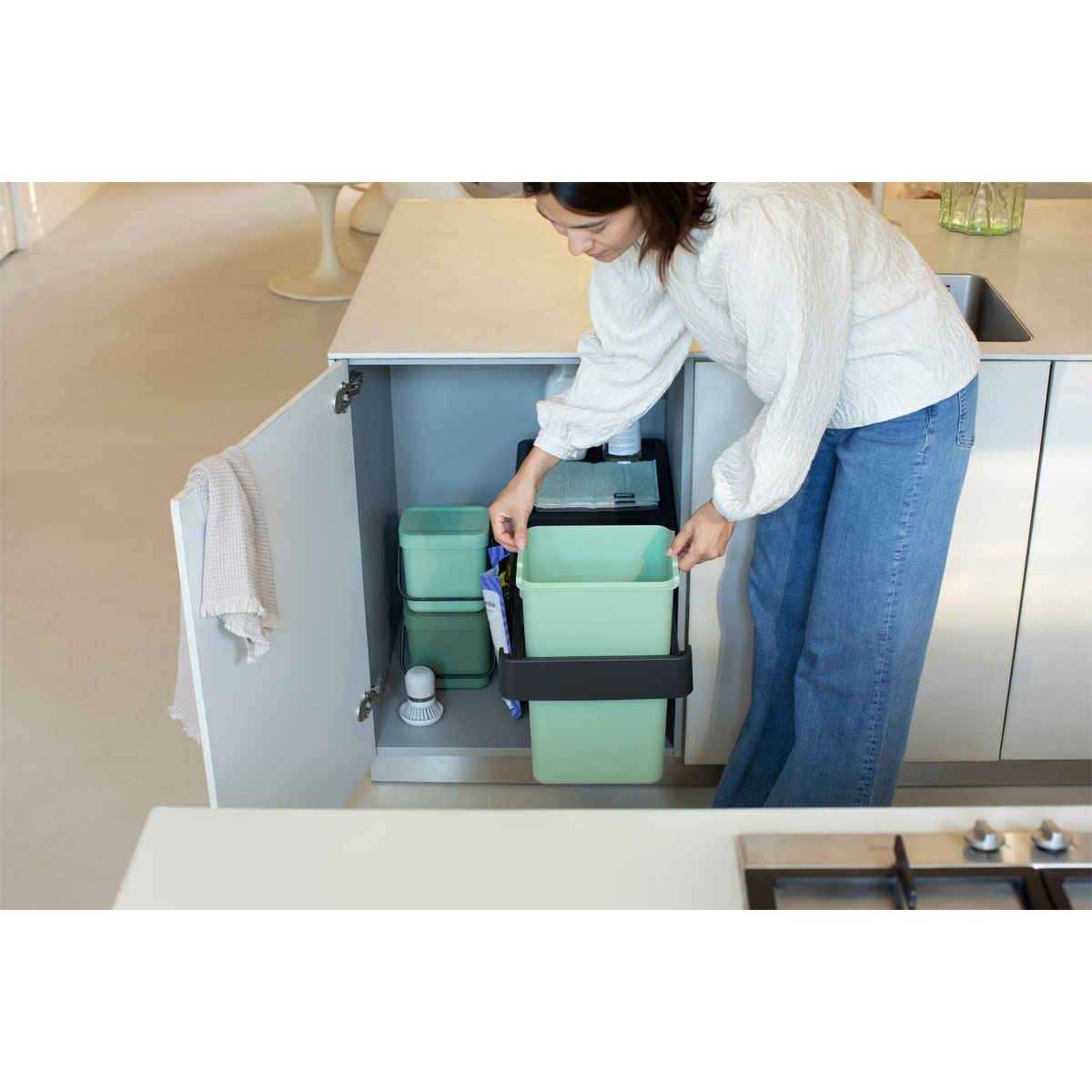 Einbaumülleimer Sort & Go 2 x 15L Bild 6