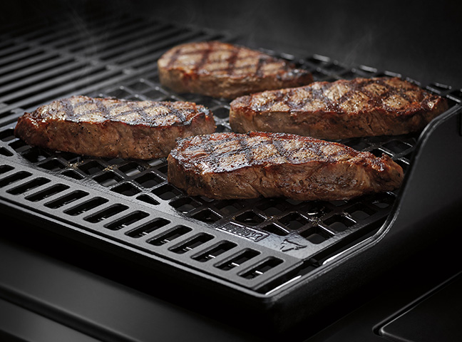 BBQ Stakes auf dem Grill