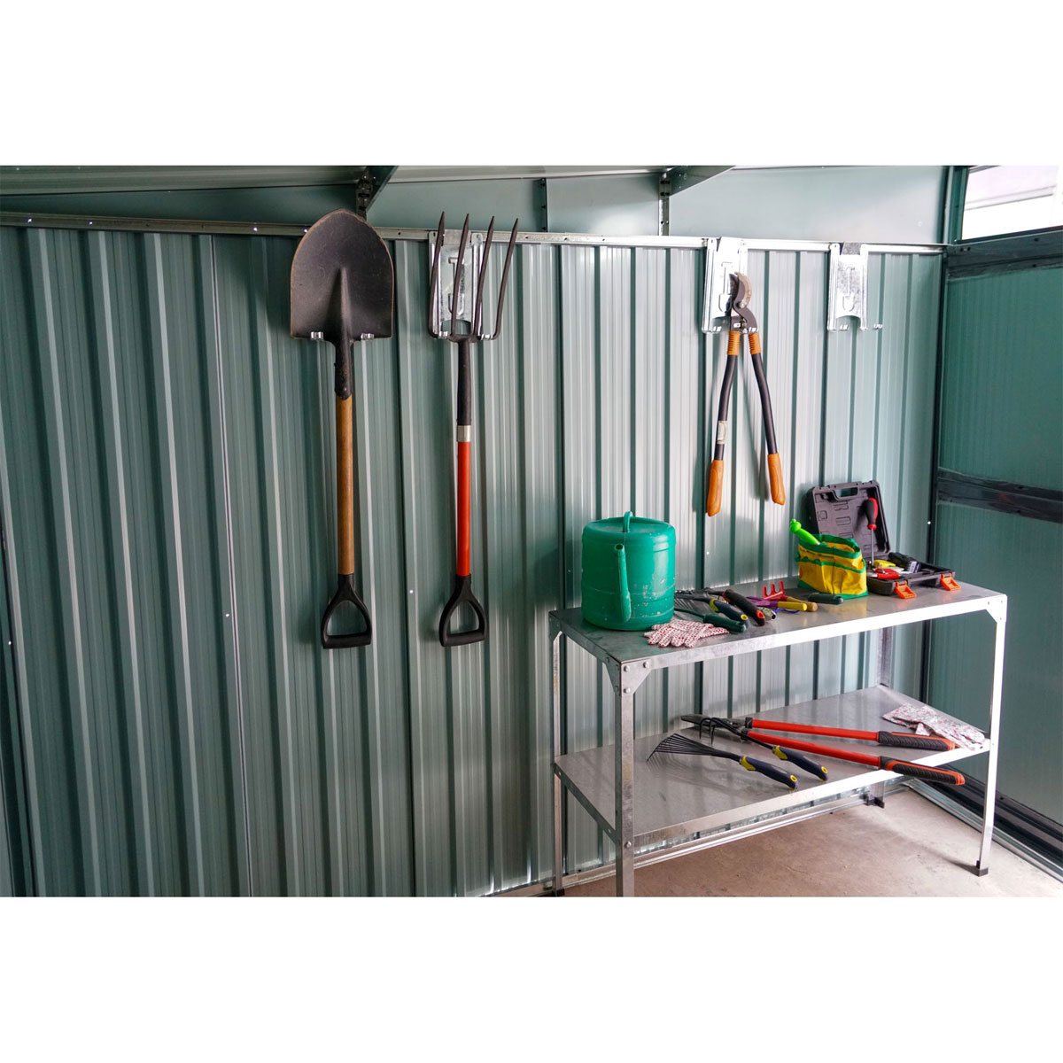 Pergart Gerätehaus Lübeck 6m² anthrazit matt Bild 4