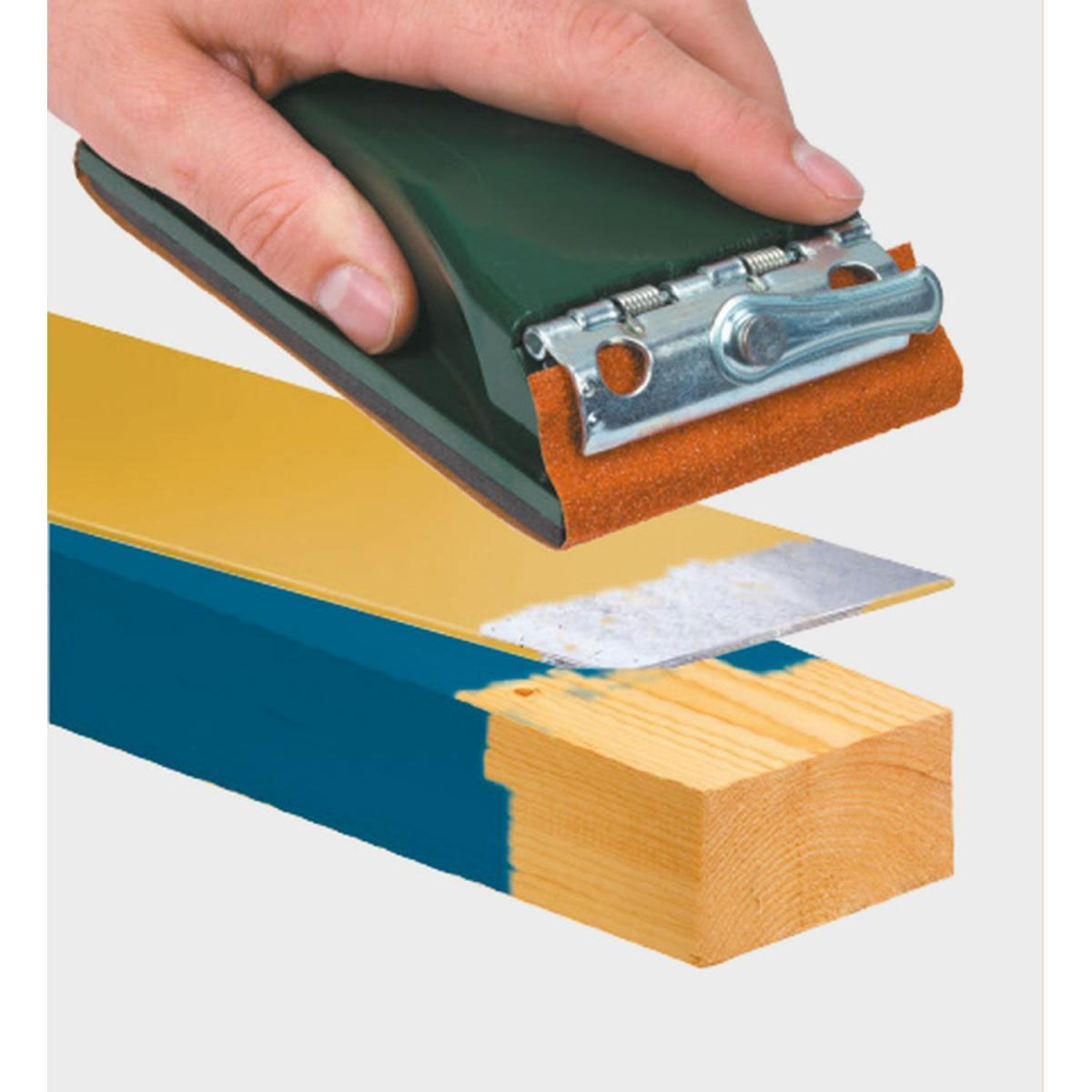 kwb  Handschleifer-Set Profi mit 50 Schleifstreifen 93 x 230 mm Bild 3