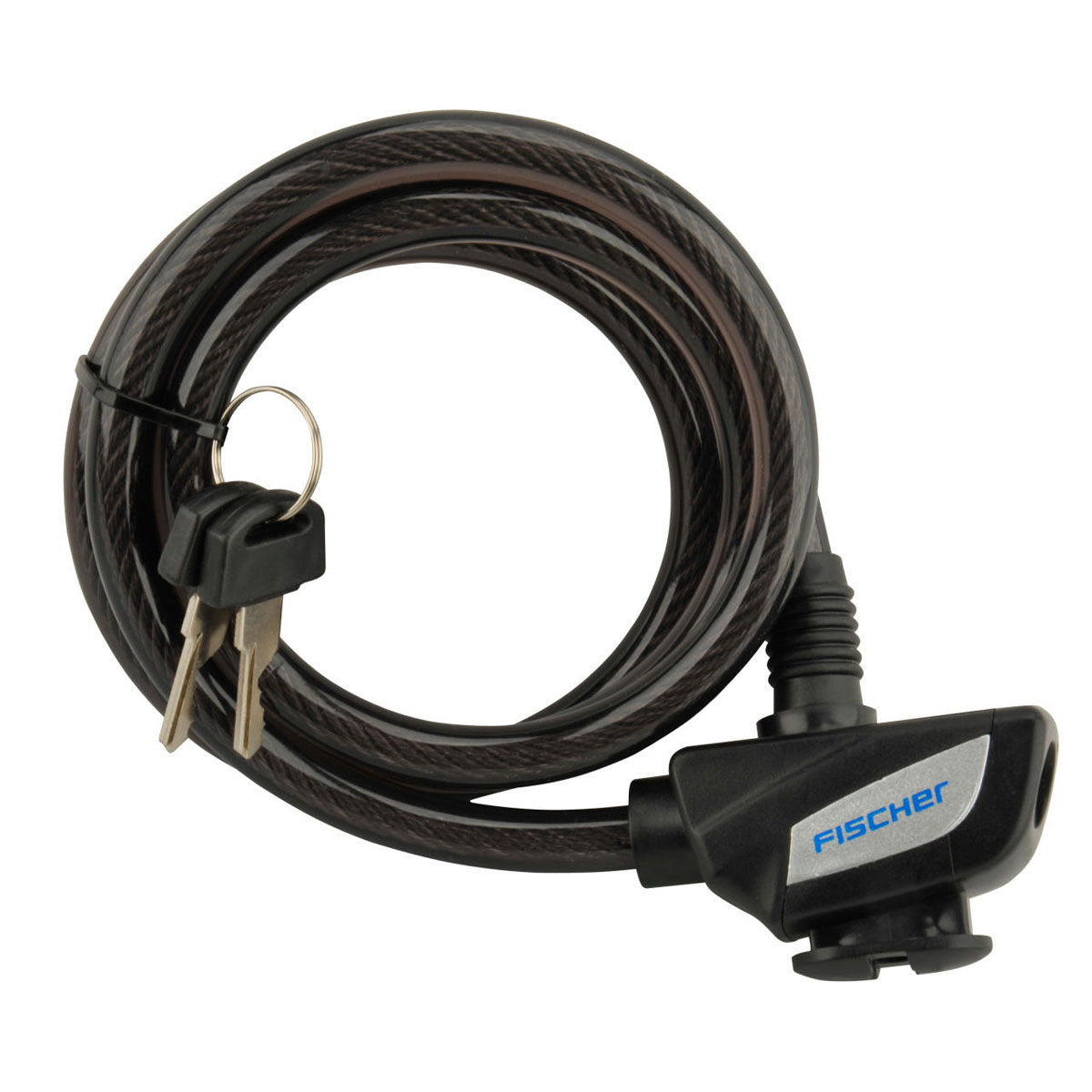 Fischer Bikes Spiralschloss 120 cm 10 mm Bild 1