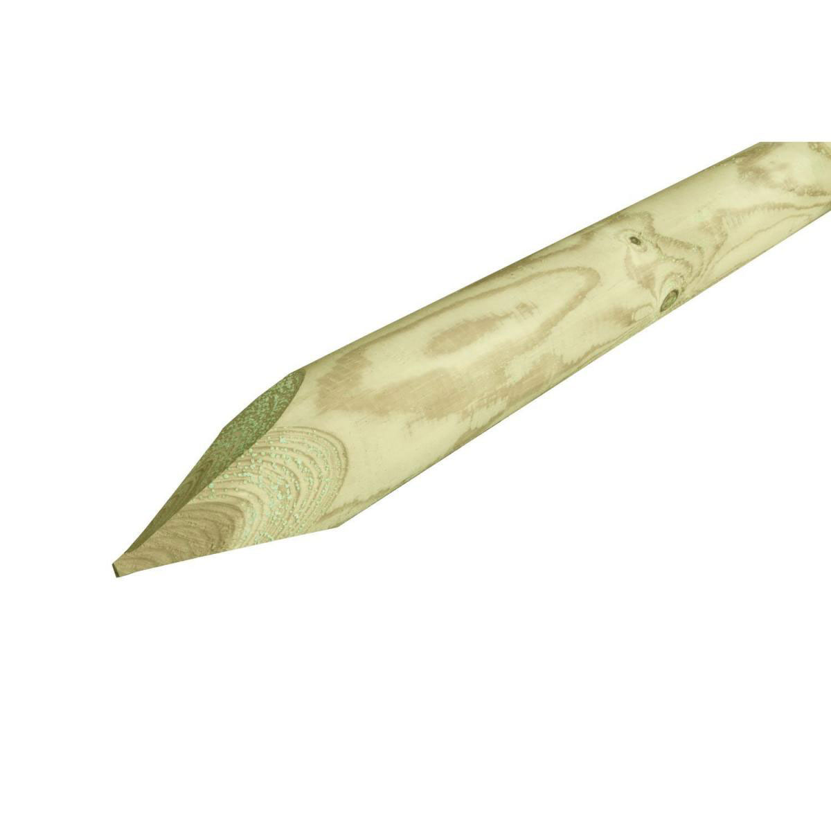 Palisade 8 x 75 cm gespitzt