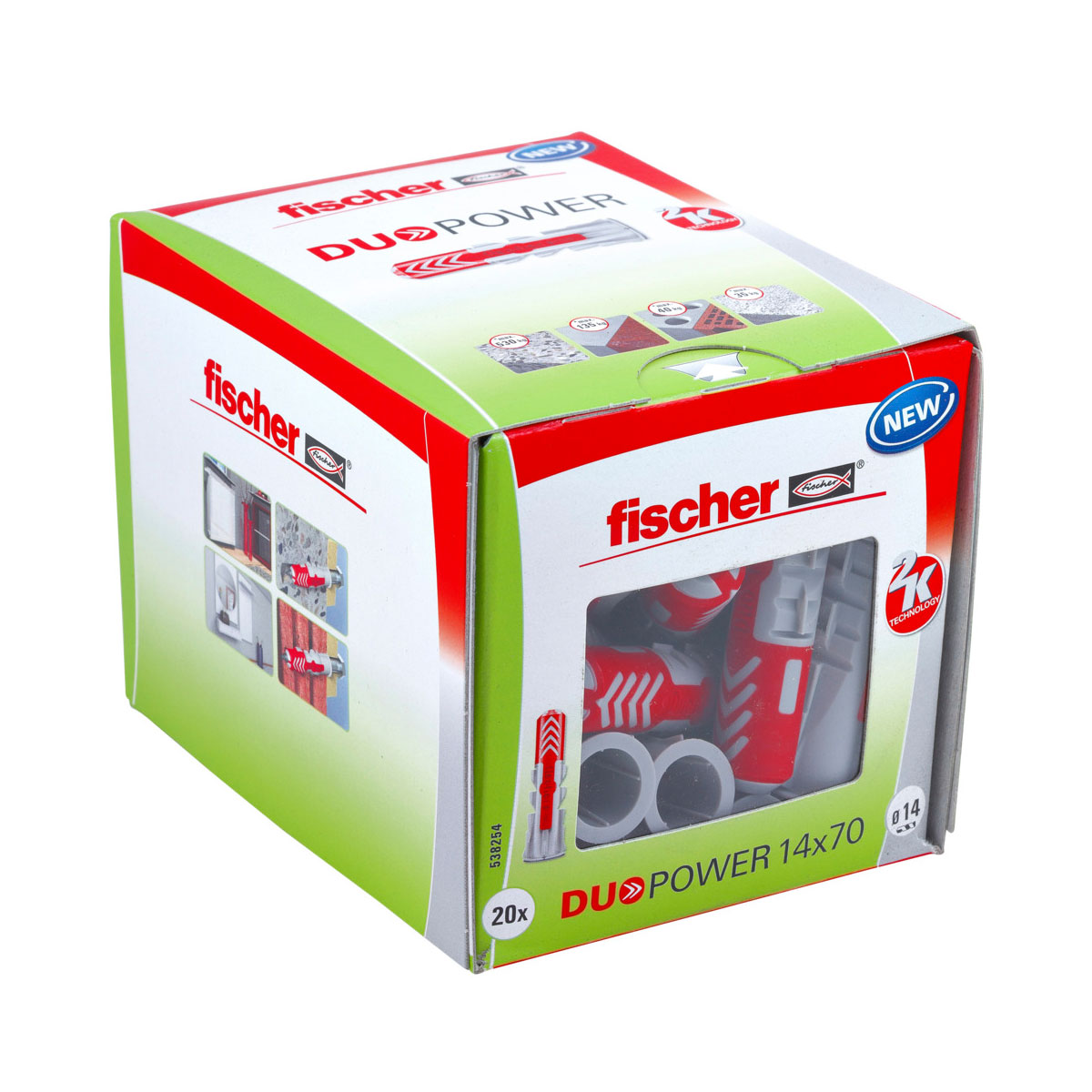 Fischer  Dübel DuoPower 14 x 70 mm 20 Stück Bild 1