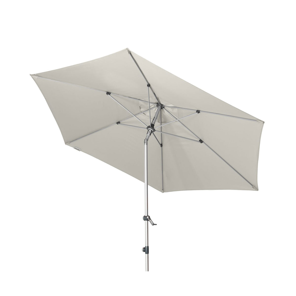 Doppler Sonnenschirm Expert Auto Tilt 320 cm 6-teilig hellgrau Bild 2