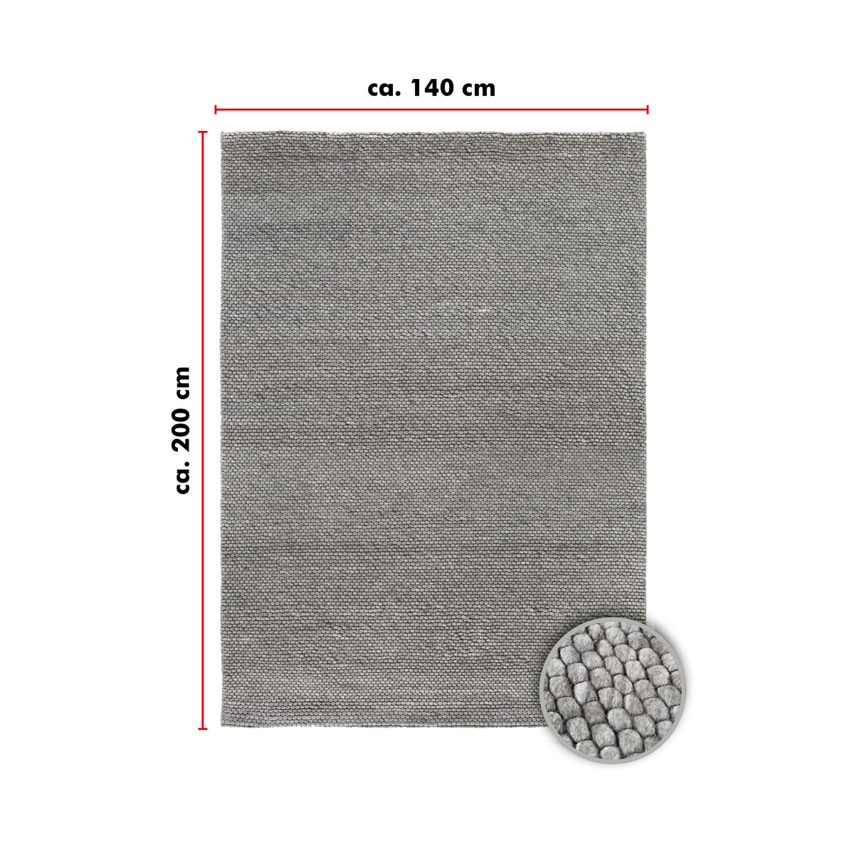 Barbara Becker  Teppich BB Brave grau 140 x 200 cm Bild 10