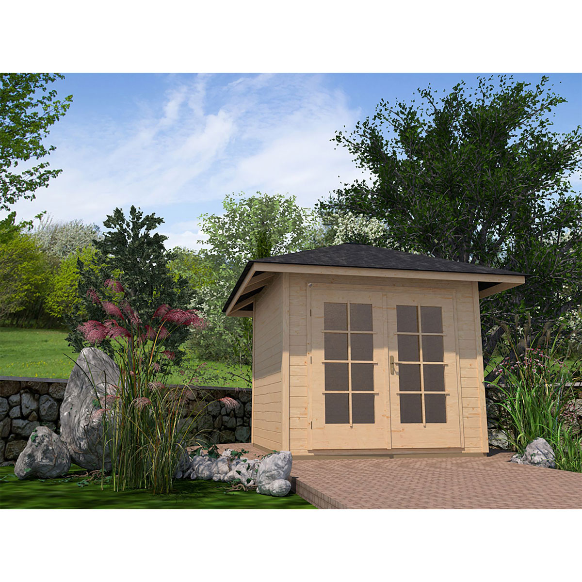 Weka Gartenhaus „177 4-Eck“ Gr.1