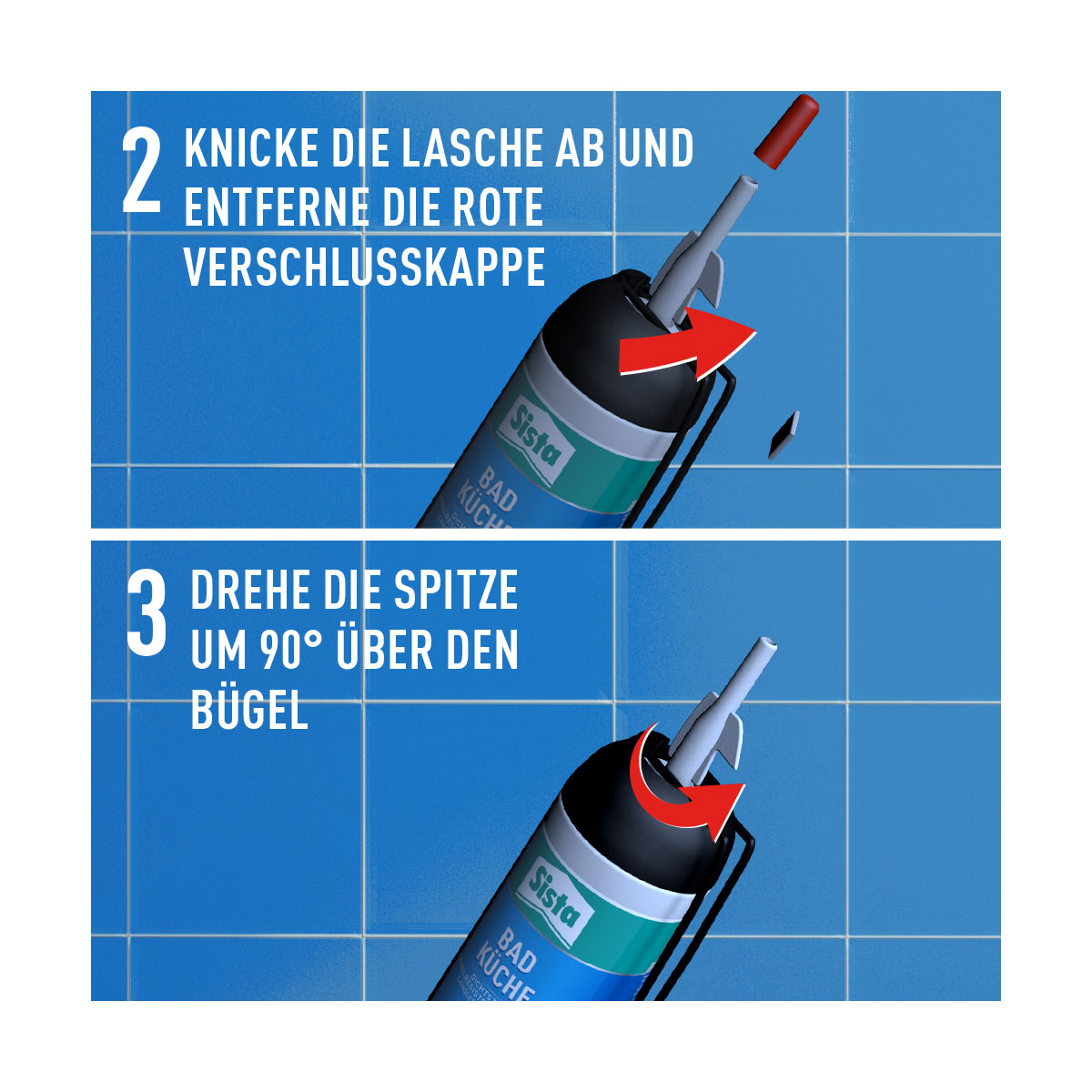 Henkel Sista Silikon Bad und Küche 100 ml weiß Bild 9