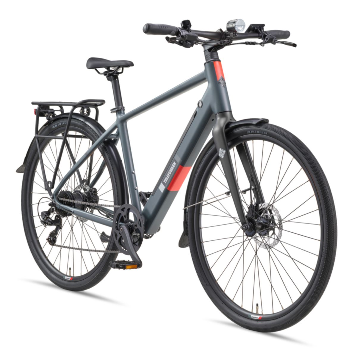Telefunken E-Bike UH210 28" Granitgrau