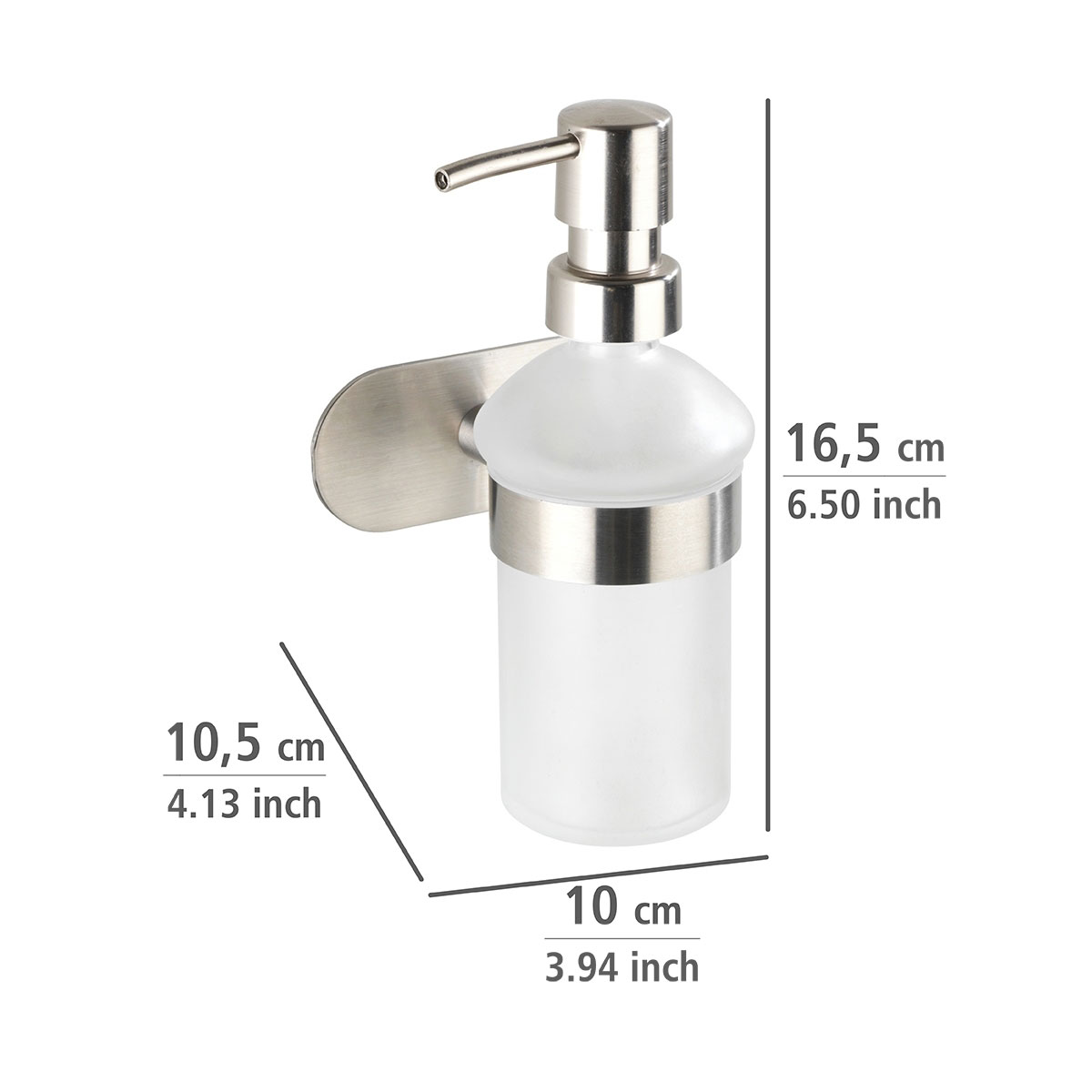 Wenko Turbo-Loc Seifenspender Orea matt ca 200 ml Bild 4