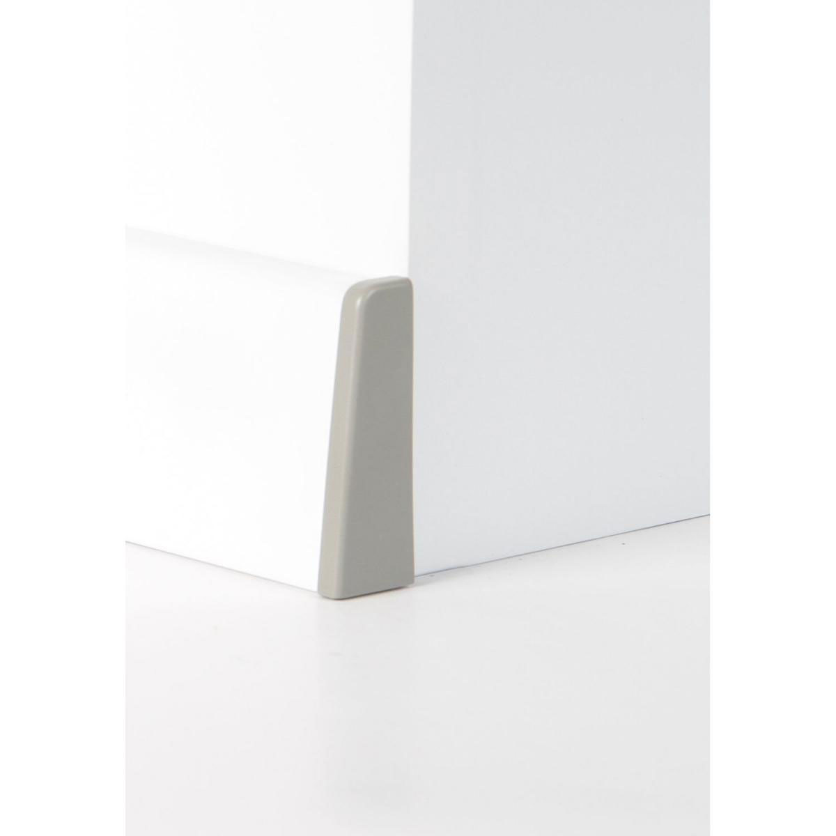 Classen Plus Endkappe Steingrau uni 2 Stück