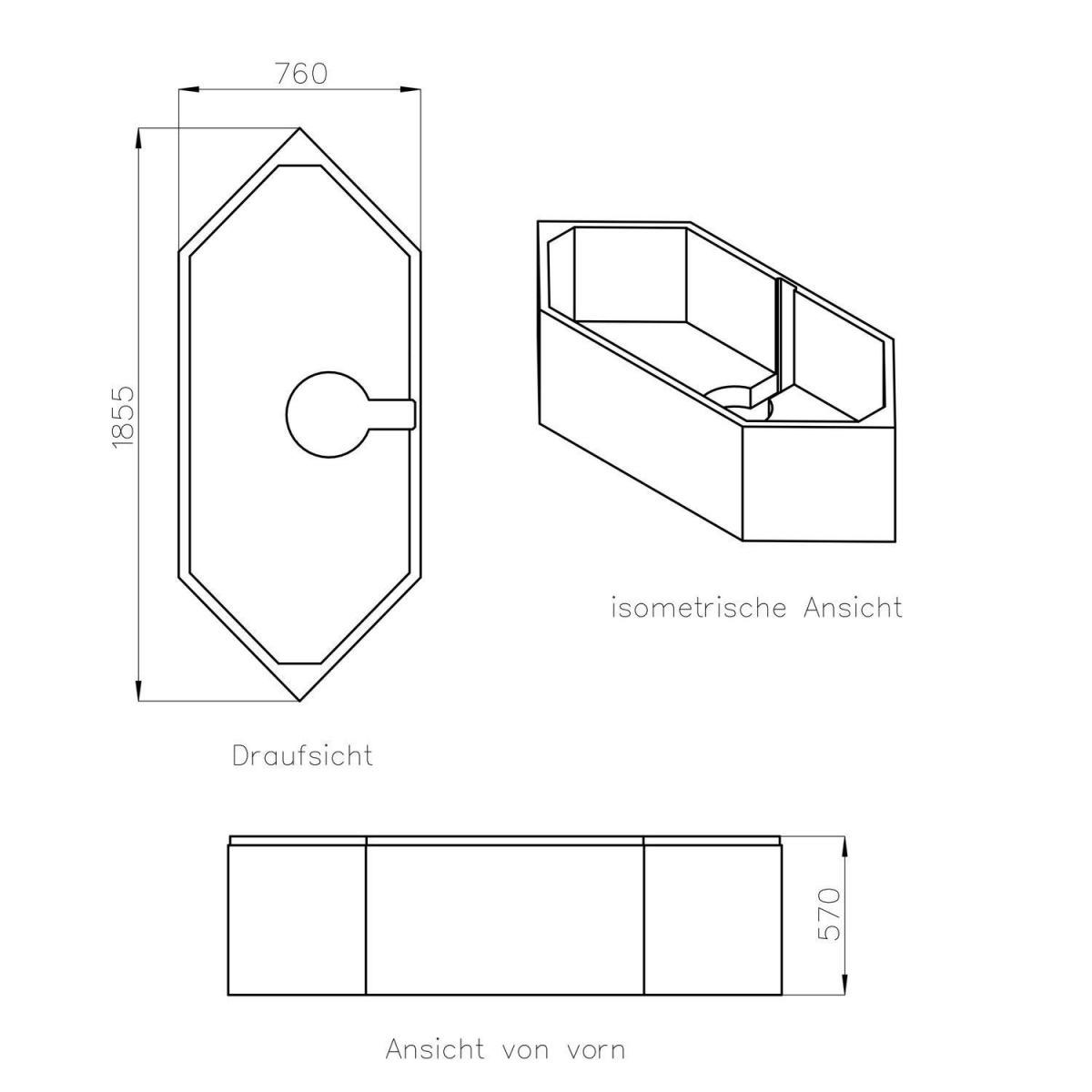Ottofond Wannenträger zu Ravenna Bild 2
