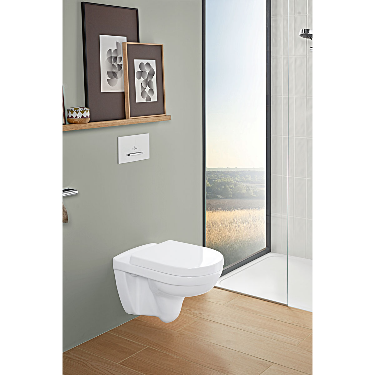 Villeroy & Boch Spülrandloses Wand-WC-Set O.Novo Direct Flush Bild 4