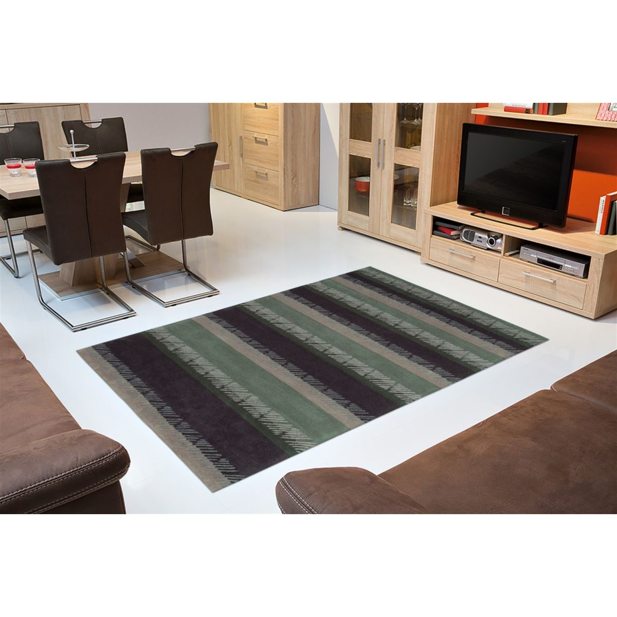 Dynamic 5037 Multi / Graugrün 170cm x 240cm Bild 2