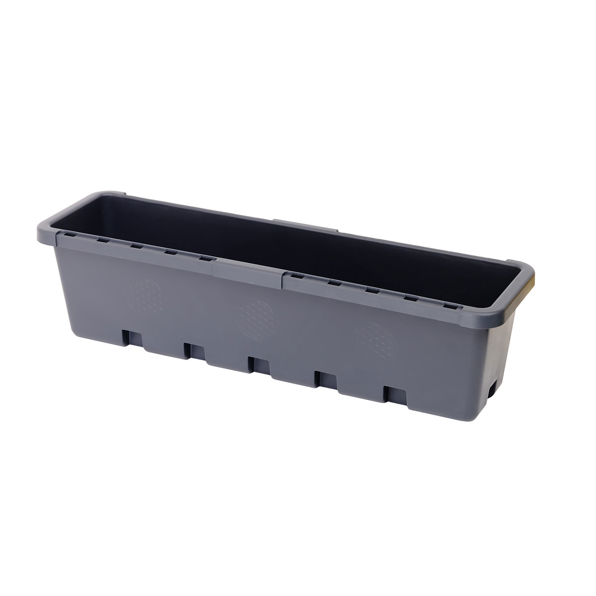 GreenLife Blumen- und Kräuterbox anthrazit, 10 Stück