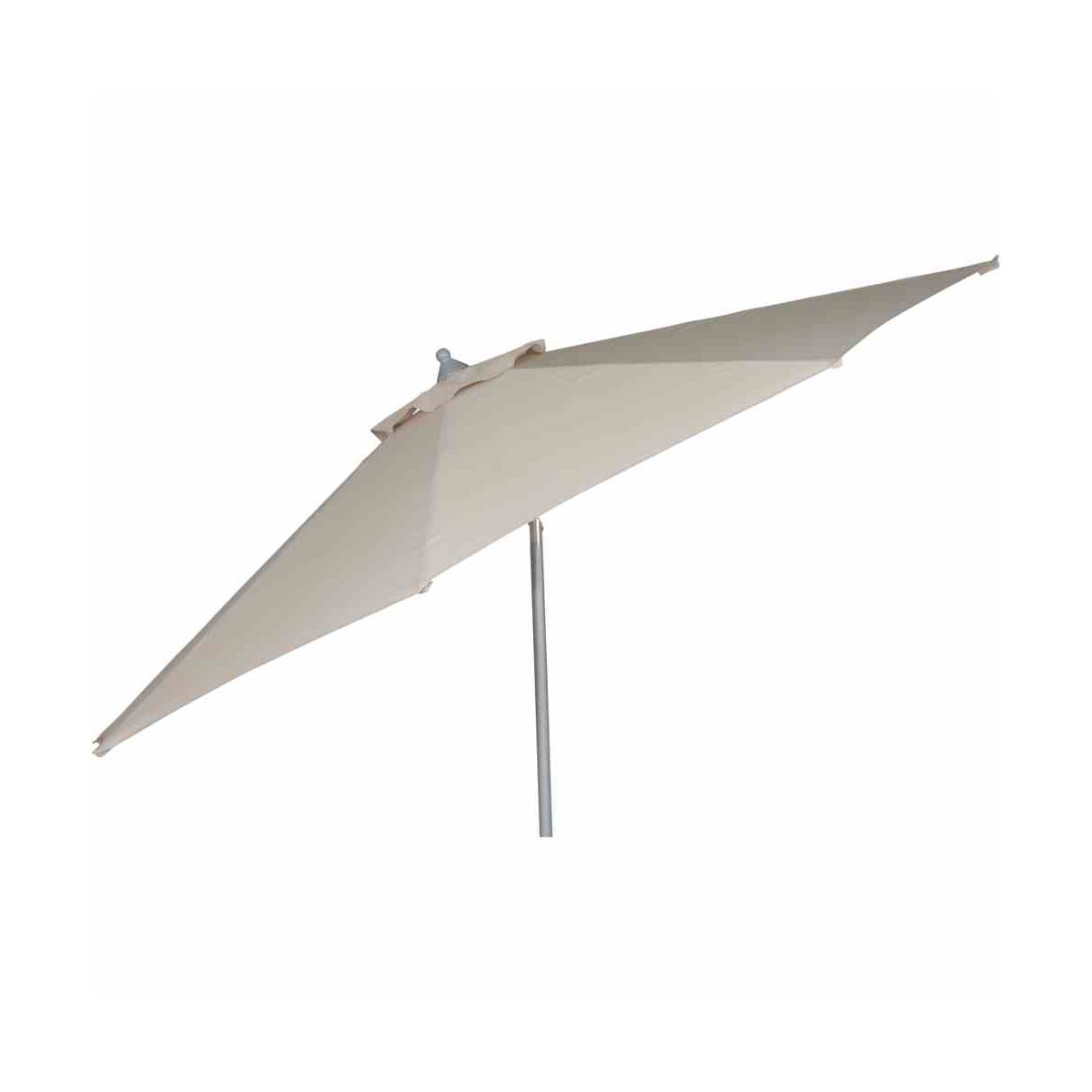 Siena Garden Mittelstockschirm Alu-Push Pro Durchmesser 300 cm silber/natur Bild 2