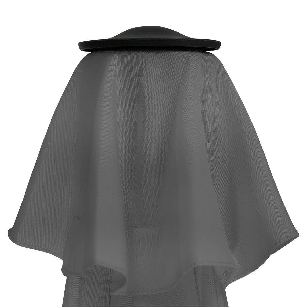 Doppler Kurbelschirm Basic Lift Neo 180 180 cm 6-teilig mit Höhenverstellung anthrazit Bild 5