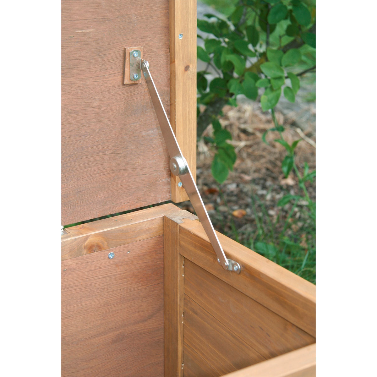 Hühnerstall Florentina 146 x 80 x 74 cm braun Bild 3