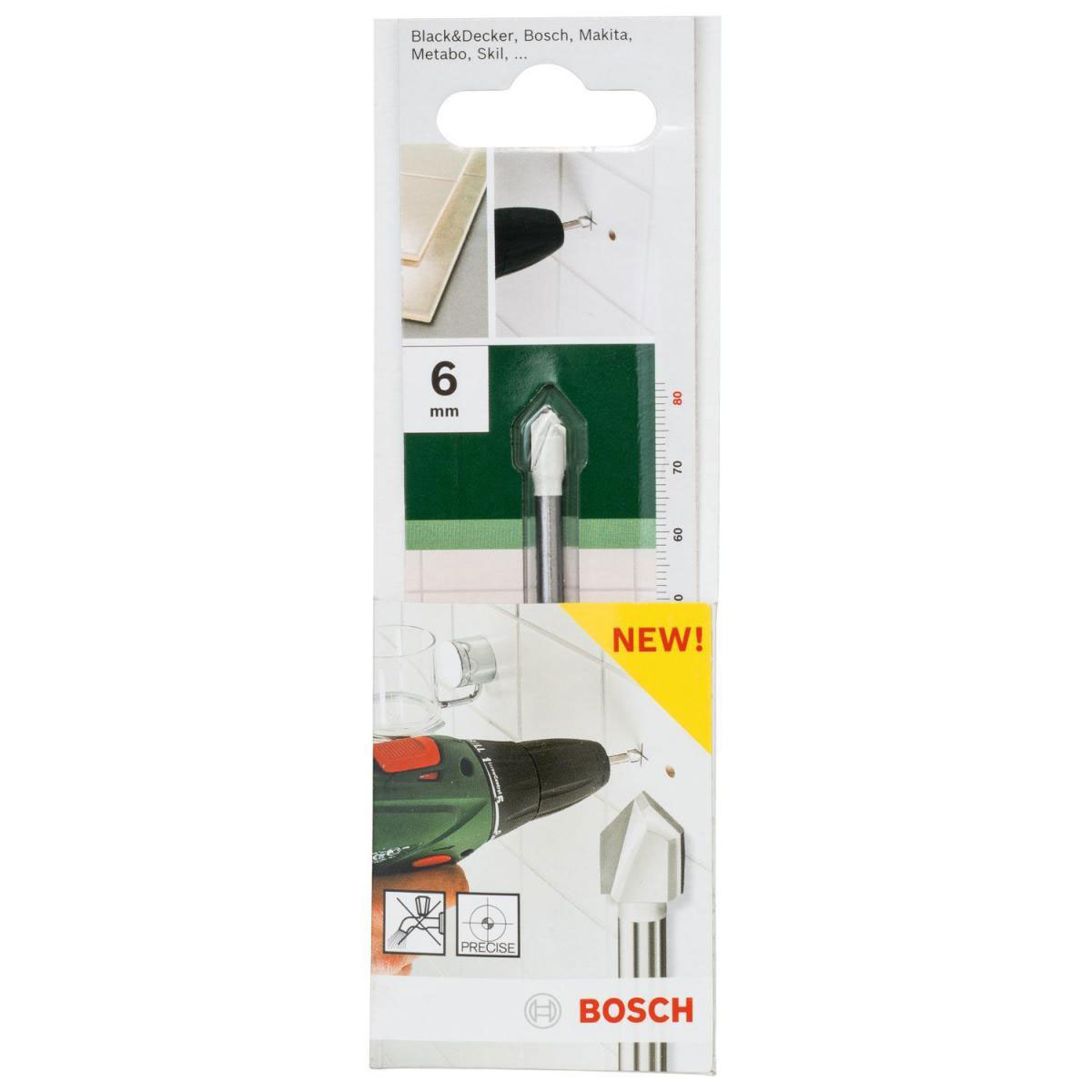 Bosch  DIY Fliesenbohrer Durchmesser 6 x 80 mm Bild 2