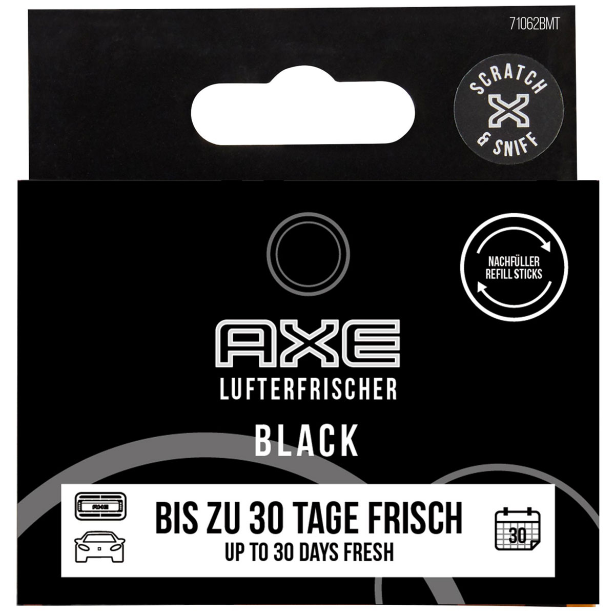 Nachfüllset Lufterfrischer Black 2 Sticks