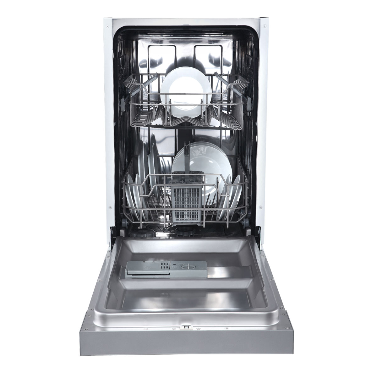 Respekta Einbau-Geschirrspüler 45 cm teilintegriert mit Display Bild 2