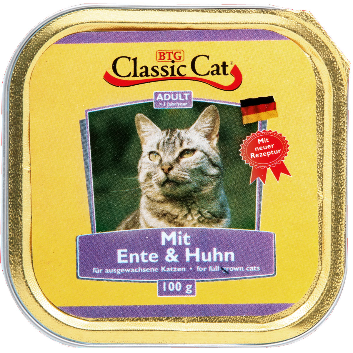 Classic Cat Katzenfutter Schale Ente und Huhn 100 g