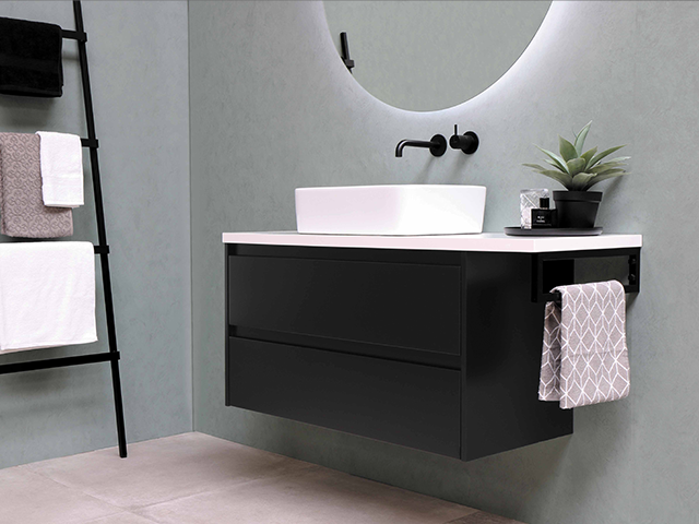 Schwarzes Design_Waschbecken