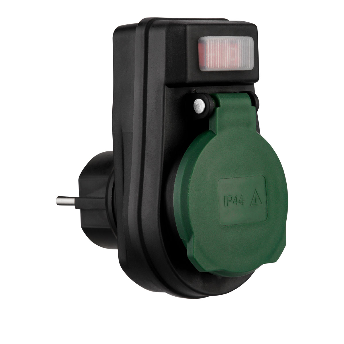 REV Ritter Außensteckdose mit Schalter IP44 schwarz/grün Bild 8