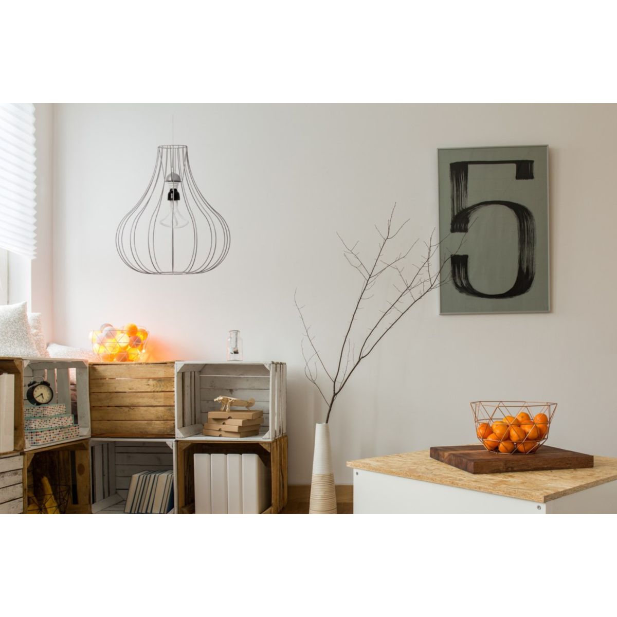 Hängelampe Leonie 110 silber Bild 3