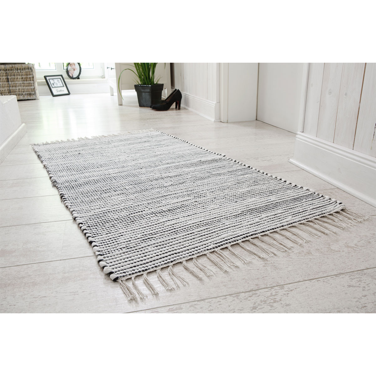 Teppich Kentucky 60 x 120 cm schwarz/weiß Bild 2