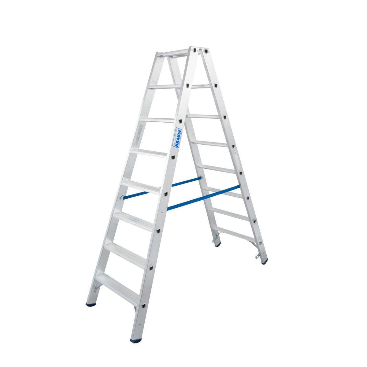 Krause Stufen-Doppelleiter Stabilo 2 x 8 Stufen