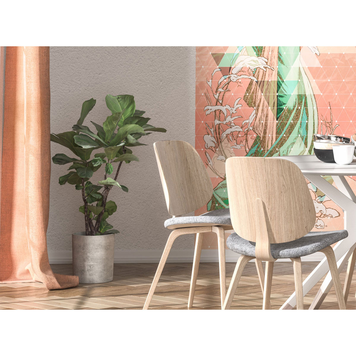 Komar  Vlies Fototapete Printemps 100x280 cm Bild 6