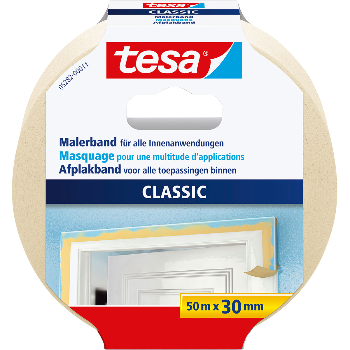 Tesa Malerband CLASSIC 50 m x 3 cm Bild 1