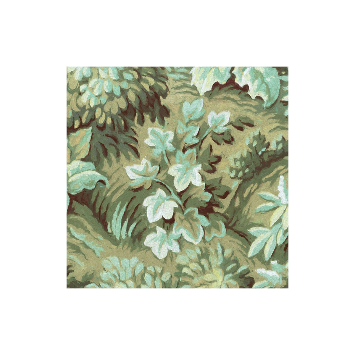 Komar  Selbstklebende Vlies Fototapete rund Greenery Durchmesser 125 cm Bild 4